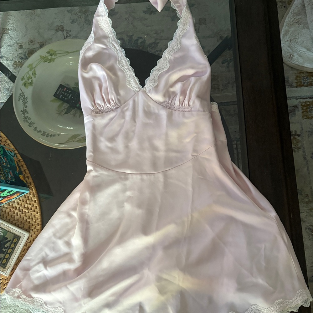 Frankie's Bikinis Audrey satin mini